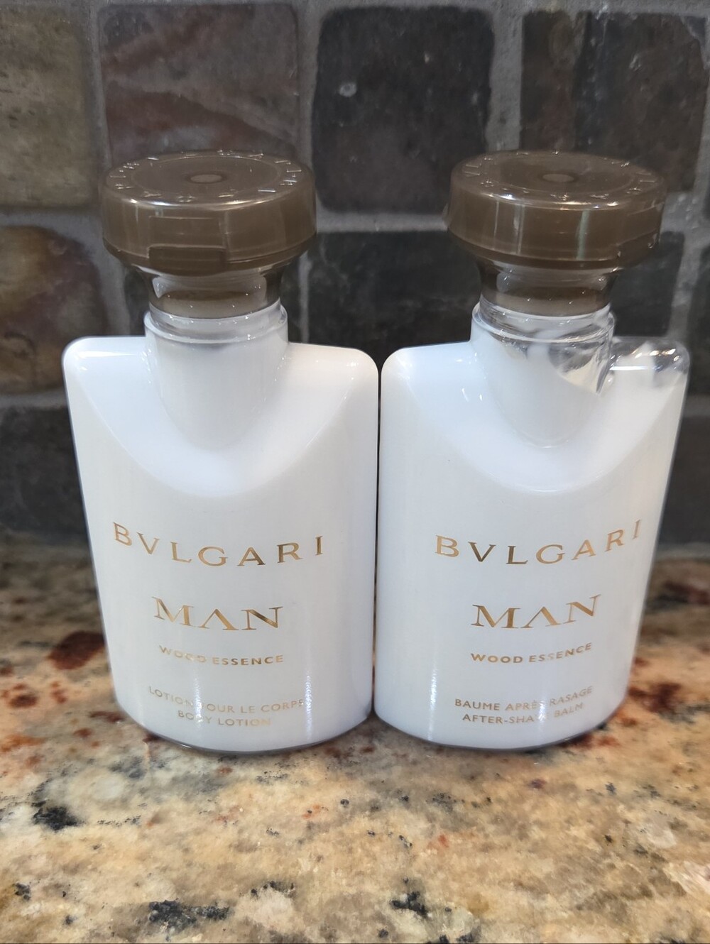 BVLGARI Men’s After Shave Lotion 2Pc Set Wood Essence 1oz New.New Condition!